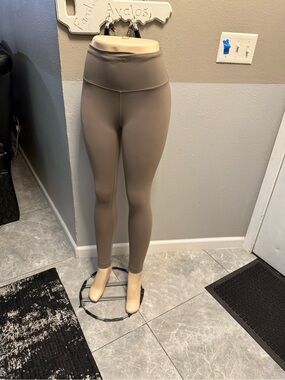 lululemon High-Waist Taupe Leggings